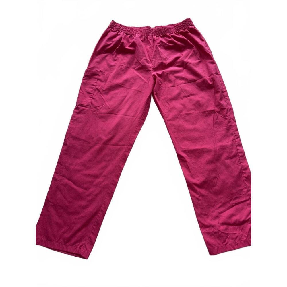 Barco SCrub‎ Gear Elastic Waist Band Scrub Pantsl Size 2X PINK